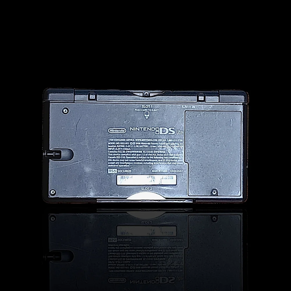 Nintendo Ds Lite Crimson & Black Tested Works !Please Read!